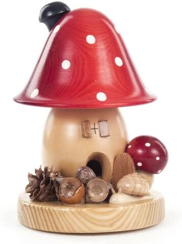 Dotted Mushroom House German Smoker