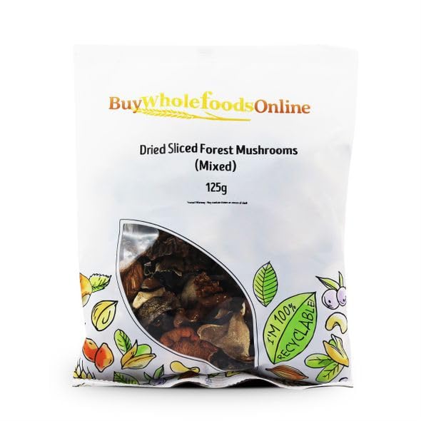 Buy Whole Foods Dried Sliced Forest Mushrooms (Mixed) (125g)