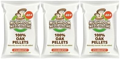 100% Oak Mushroom Pellets Substrate - 120 Pounds