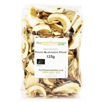 Buy Whole Foods Organic Porcini Mushrooms Sliced (125g)