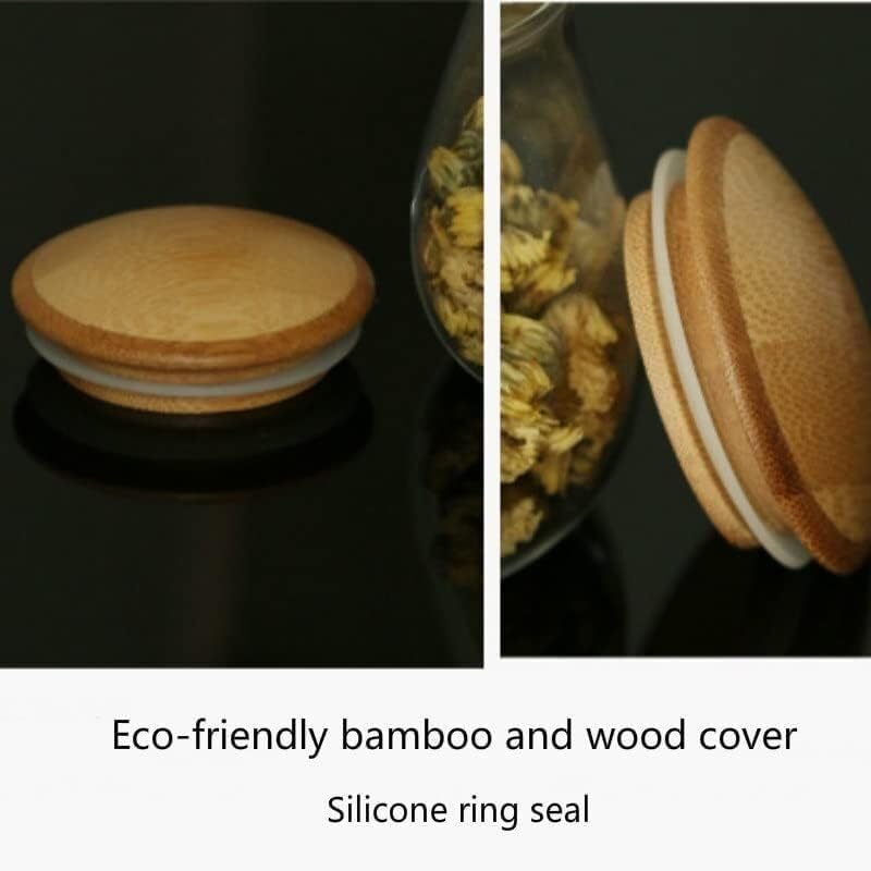 513PZQA71dL._AC_.jpg Mushroom Shape Storage Jar Food Coffee Bean Seasoning Sealed Bottle with Lid Interesting Storage Tool Jar (Clear 400ml) - Image 6