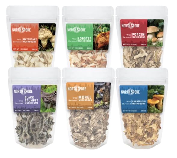 North Spore Dried Wild Mushroom Variety Pack
