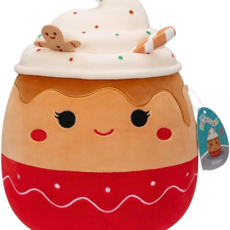 Squishmallows Rare Limited Edition Gingerbread Latte Medium Plush 11"