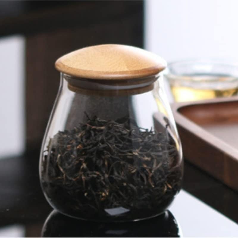 51AvdyyEqTL._AC_.jpg Mushroom Shape Storage Jar Food Coffee Bean Seasoning Sealed Bottle with Lid Interesting Storage Tool Jar (Clear 400ml) - Image 4