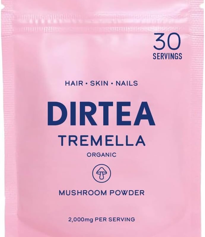 Tremella Mushroom Powder | 2,000mg / Serving | Organic, Vegan & Non GMO | Skin Hydration & Collagen Production | High Strength Supplement | 60g - 30 Servings