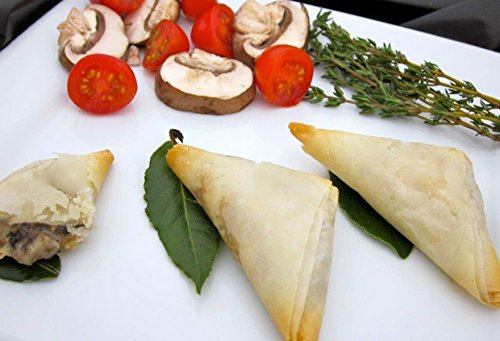 Creamy Mushroom Triangles - Gourmet Frozen Vegetarian Appetizers (36 Piece Tray)