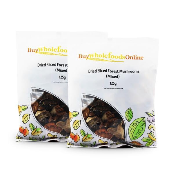 Buy Whole Foods Dried Sliced Forest Mushrooms (Mixed) (250g)