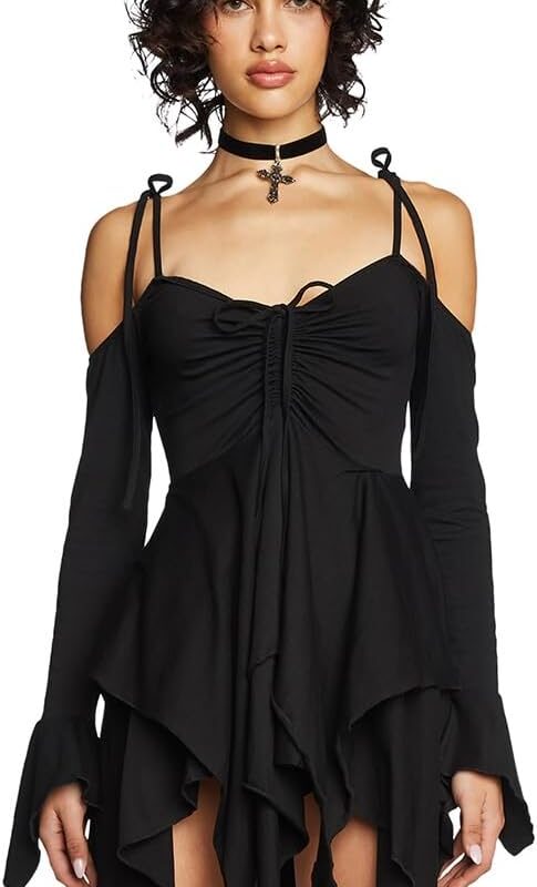 Dolls Kill F is for Fairies Handkerchief Dress by Current Mood Perfect for Fairycore Fashion
