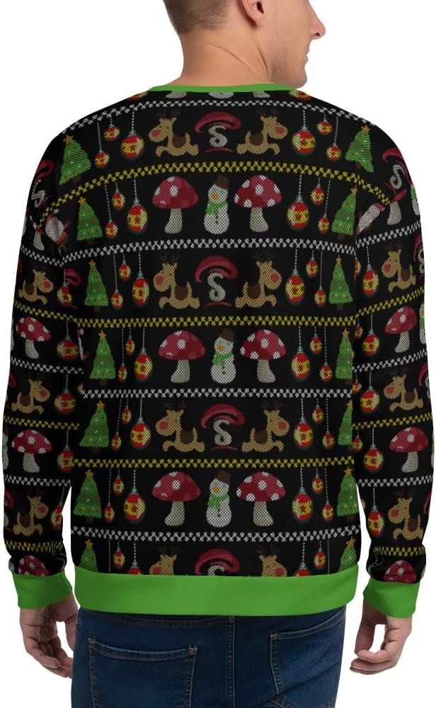 61qLIJRJ6L._AC_SL1000_.jpg Mushroom Mayhem Sweatshirt - Image 2
