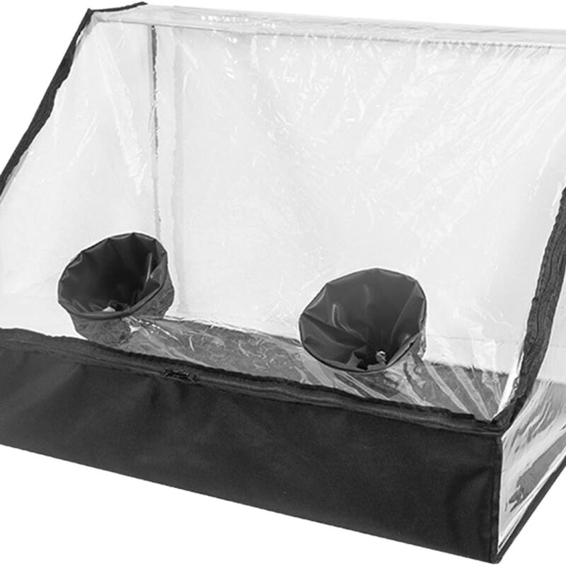 Mushroom Planting Bag, Indoor Greenhouse Still Air Box Mycology Growth Fume Hood for Mushroom Spores Growing Supplies Substrate