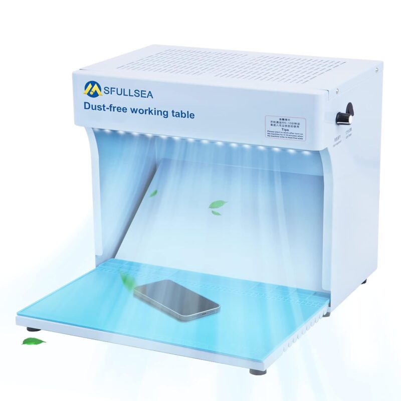 Laminar Flow Hood Mycology Vertical Laminar Flow Clean Bench Workstation for Phone LCD Repair Tissue Culture Seedlings - H-E-P-A Filter