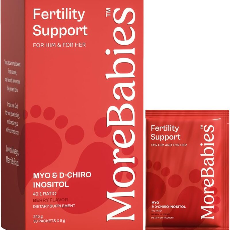 616dfcBC-yL._AC_SL1200_.jpg Myo-Inositol & D-Chiro Inositol Fertility Supplement for Women and Men. 30-Day Supply, Berry Flavored Packets. Promotes Healthy Ovarian Function and Sperm Quality.