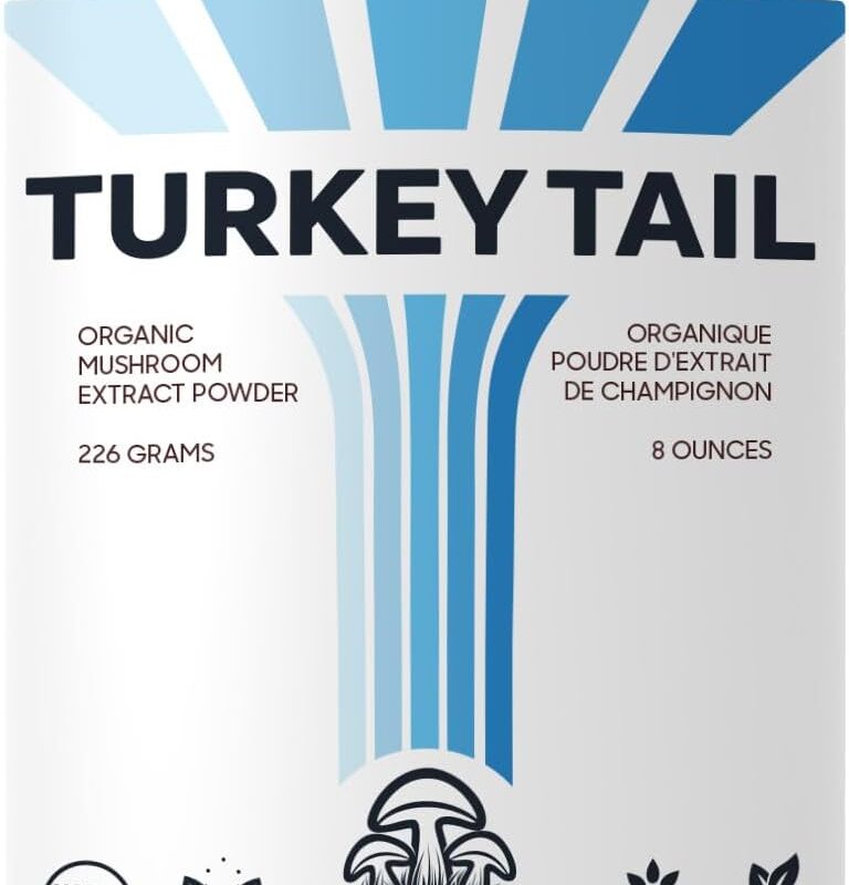 Turkey Tail Supplement Powder | High Potency 10:1 Extract | 1000 mg per Serving | Immune System and Digestive Support | 8 Ounces / 226 Servings