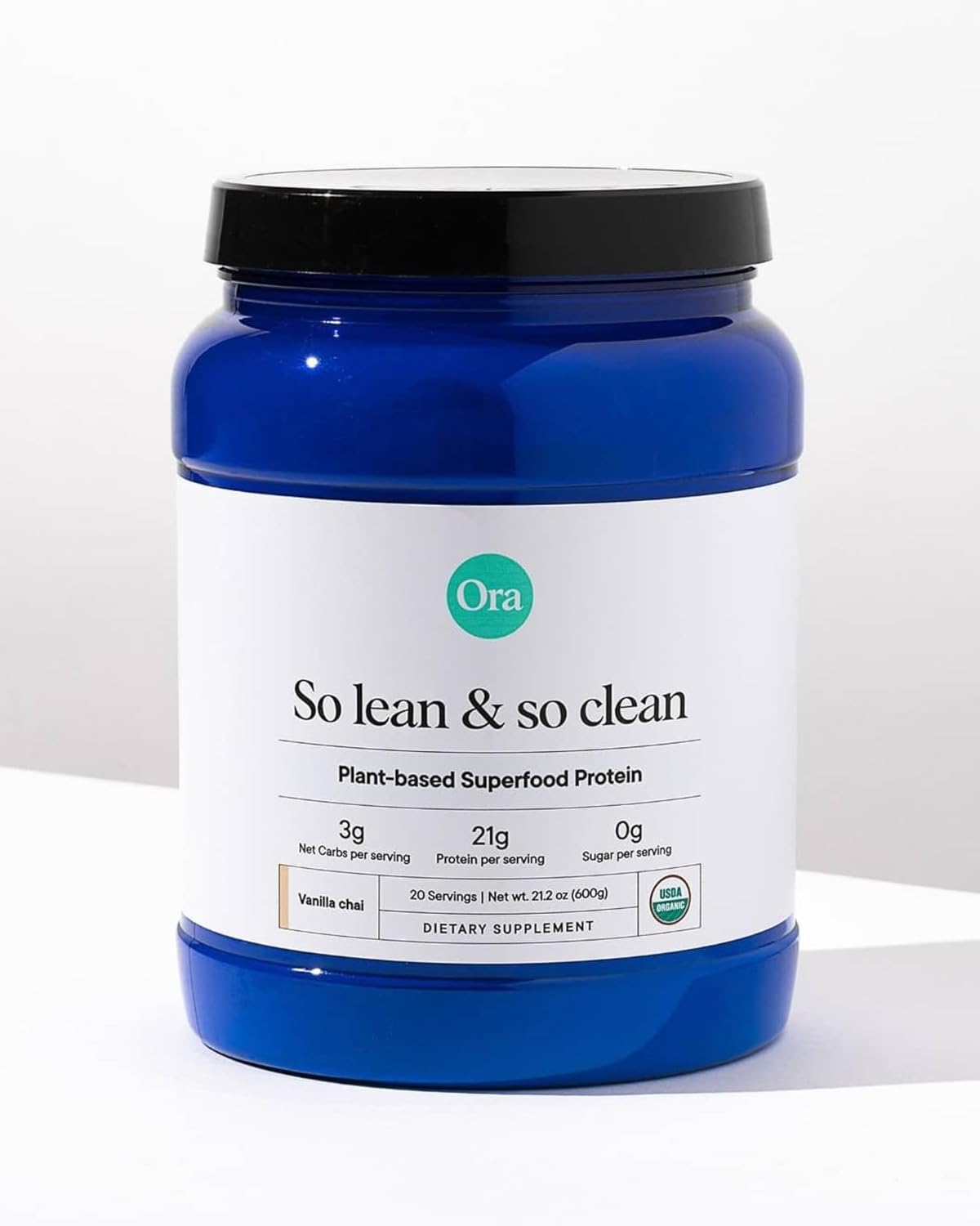 61COKDpYKwL._AC_SL1500_.jpg Ora Organic Vegan Protein Powder - 21g Plant Based Protein Powder for Women and Men | Clean Protein Source, Keto Friendly, Gluten Free, Paleo, Dairy-Free, Gluten-Free, Soy-Free (Vanilla Chai) - Image 8