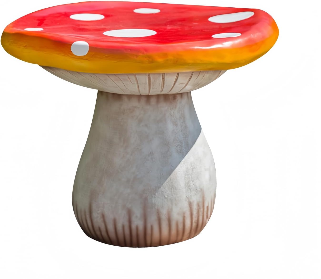 61DT3l8xCqL._AC_SL1500_.jpg Outdoor Garden Mushroom Table Stool Statues, Resin Creative Landscape Sculpture Decoration, Yard Lawn Pond Ornament (Red, Mushroom Table)