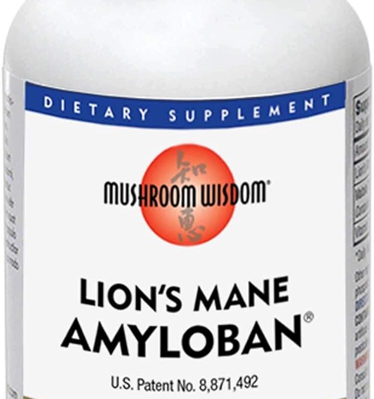 Mushroom Wisdom, Lion's Mane Amyloban, 180 Tablets