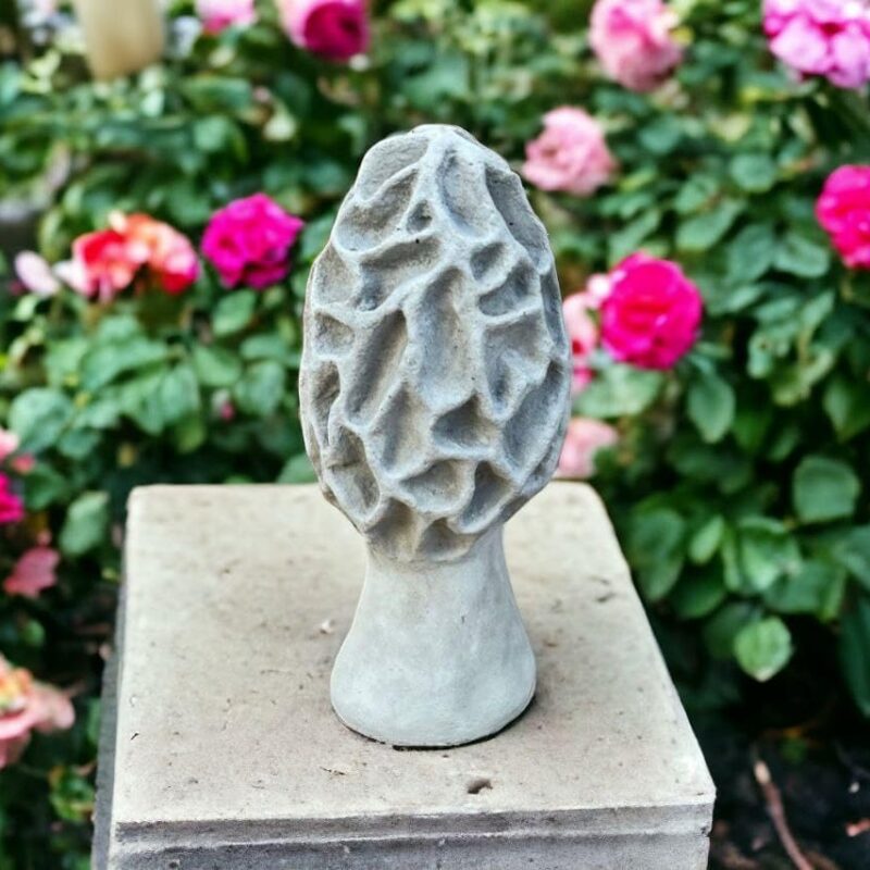 Mushroom Sculpture Concrete Mushroom Statue Outdoor Yard Decoration Detailed Mushroom Figure
