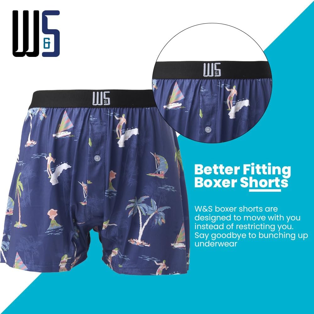 61Oj6ZsFzdL._AC_SL1000_.jpg Warriors & Scholars | Mens boxer Shorts | Boxer shorts for men pack of 6 | Printed Mens underwear | Men boxer short underwear - Image 3