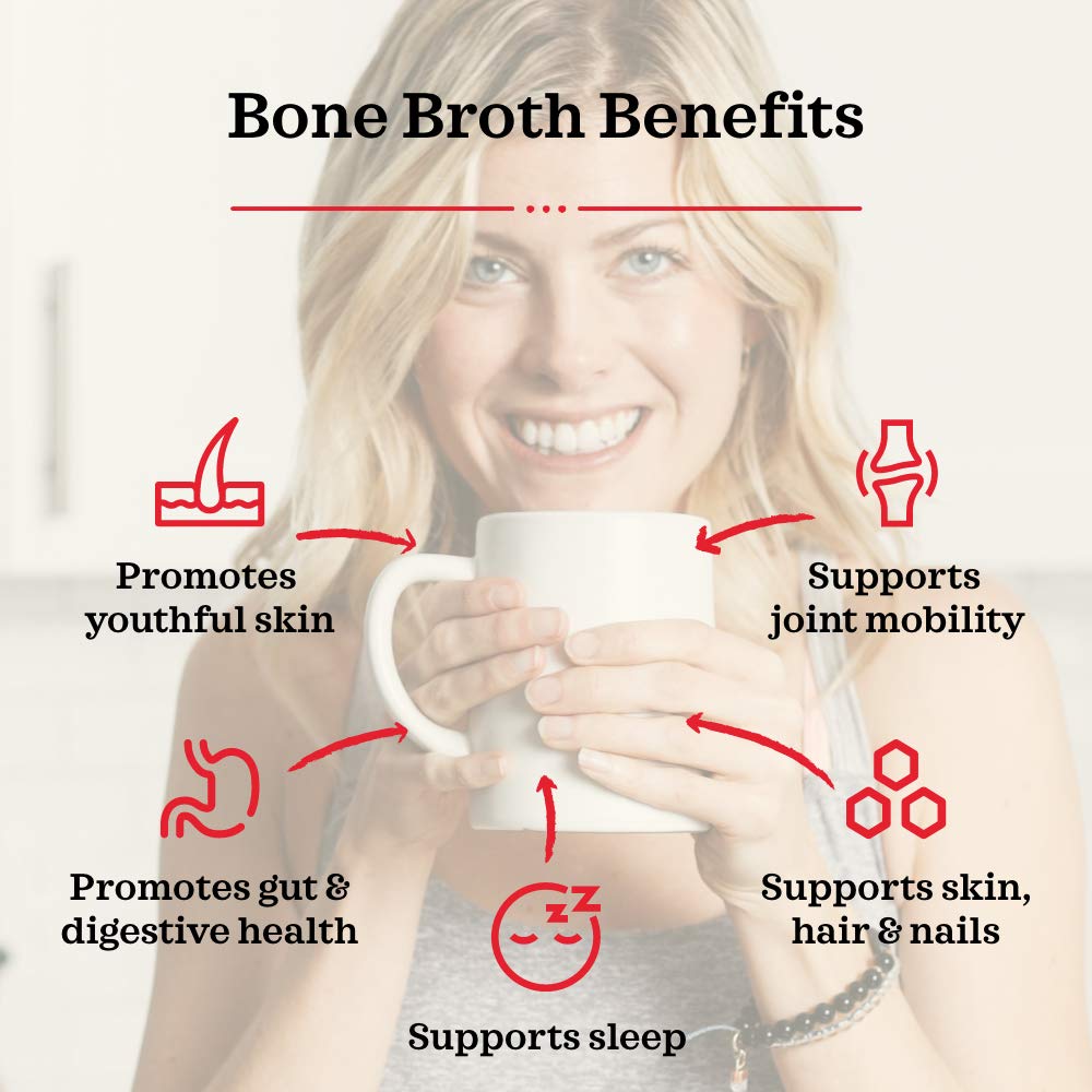 61a9xl-vwL._SL1000_.jpg Kettle and Fire Mushroom Chicken Bone Broth, Keto, Paleo and Whole 30 Approved, Gluten Free, High in Protein and Collagen, 12 Pack - Image 3