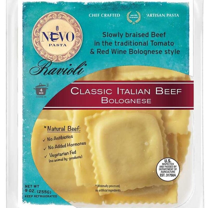 Nuovo Classic Italian Beef Ravioli (Case of 6)