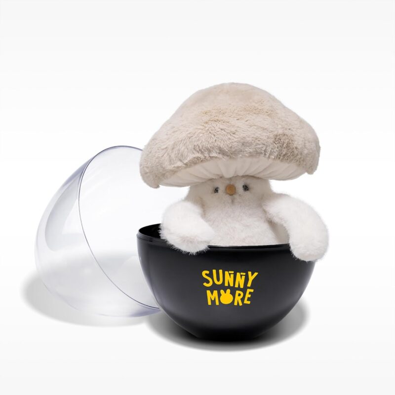 Mushmello Mushroom Plush Toy, 11 inches, Classic Gifts for Children and Adults (Egg-Shoped Gift Case)