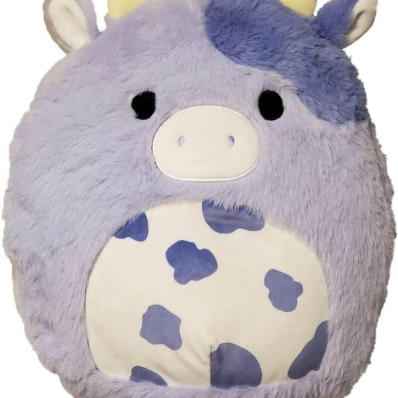 Squishmallows Fuzz-A-Mallows Bubba The Cow (16 Inch)