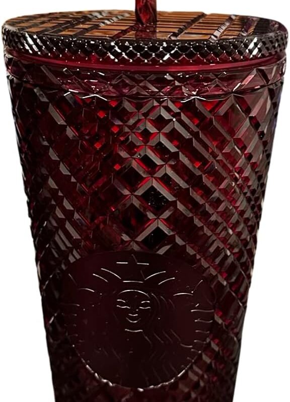 Starbucks 2022 Holiday Jewel Venti 24oz Tumbler with Straw (Red)