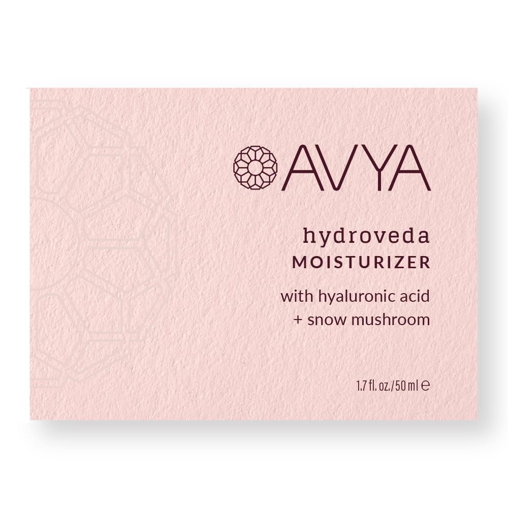 61uwpejzFcL._SL1000_.jpg AVYA Hydroveda Moisturizer (1.7oz) - Advanced Ayurvedic Skincare/Hyaluronic Acid with Snow Mushroom/Soothes and Hydrates for Youthful Skin - Image 5