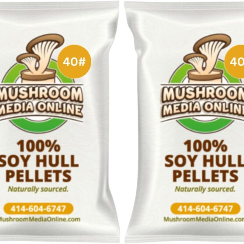 100% Soybean Hull Mushroom Pellets (Substrate) - 4 x 20 Pound Bags (80 Pounds Total)