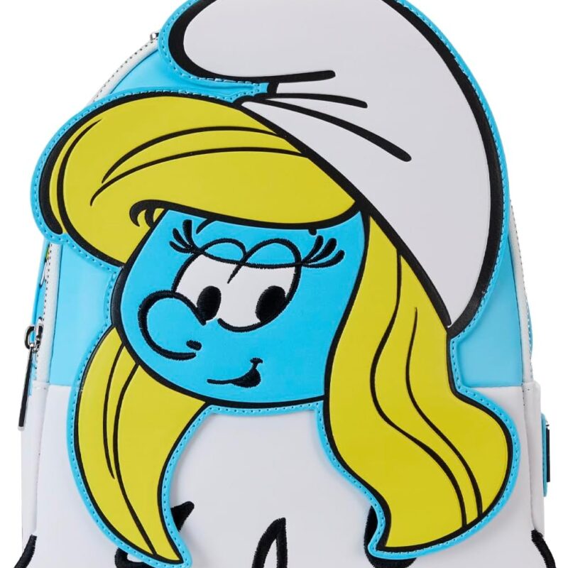 61yPN4vezbL._AC_SL1500_.jpg Loungefly LAFIG Smurfs Smurfette Cosplay Mini Backpack