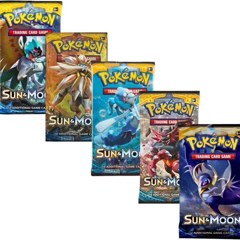 Pokemon Sun & Moon (SM1) | 5 Booster Packs (One of Each Artwork)