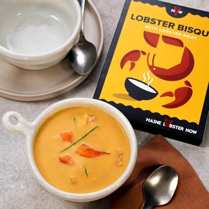 Maine Lobster Now: Lobster Bisque w/Lobster Meat (4 Pack)