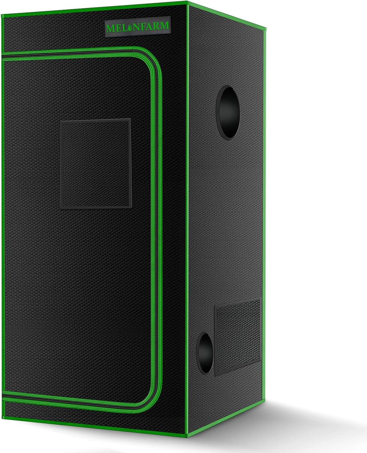 719kAbCxL._AC_SL1500_.jpg MELONFARM 2x2 Grow Tent, 24"x24"x48'' High Reflective 600D Diamond Mylar Canvas with Observation Window and Floor Tray for Hydroponic Indoor Plant Growing