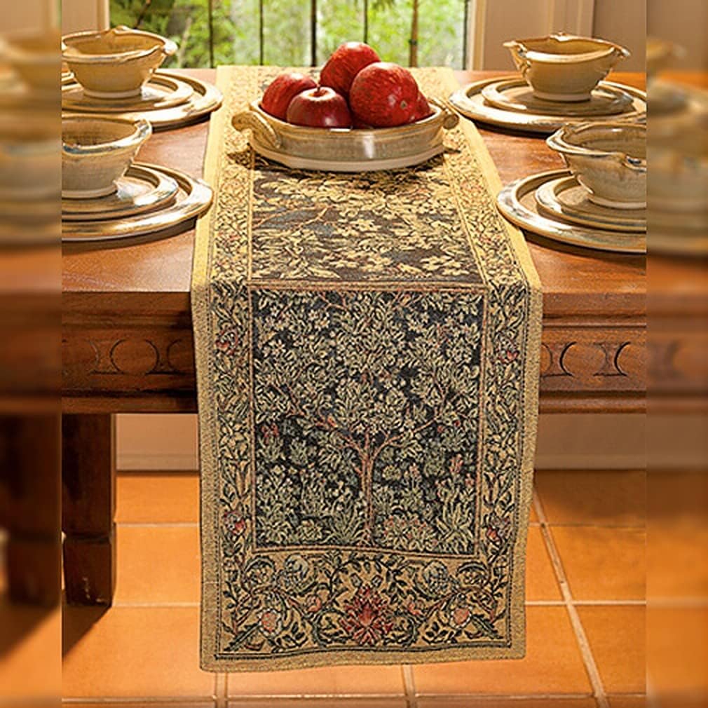 71EZIi83vXL._AC_SL1010_.jpg Celtic Table Runner 90 inches Long Cotton/Polyester Blend Irish Table Decor Garden of Delight - Image 2
