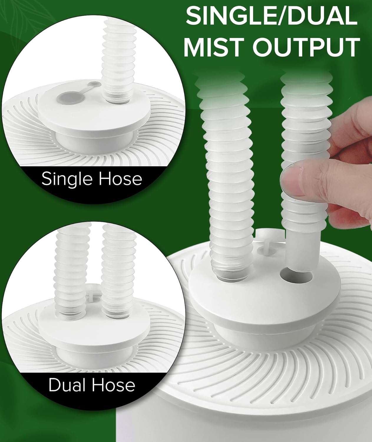 71FhHD7r2bL._AC_SL1500_.jpg 3L No Leak Plant Humidifiers for Grow Tent Greenhouse and Grow Room, Top-Fill, Auto Shut Off, with Extendable Targeting Hose Perfect for Indoor Plant Care and Humidity Control (Single Dual Fog Output) - Image 5