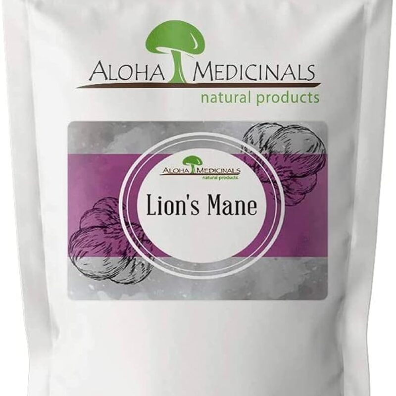 Lion’s Mane, Certified Organic Mushroom Supplement,Supports Memory and Concentration, Bag of 1 kg Powder