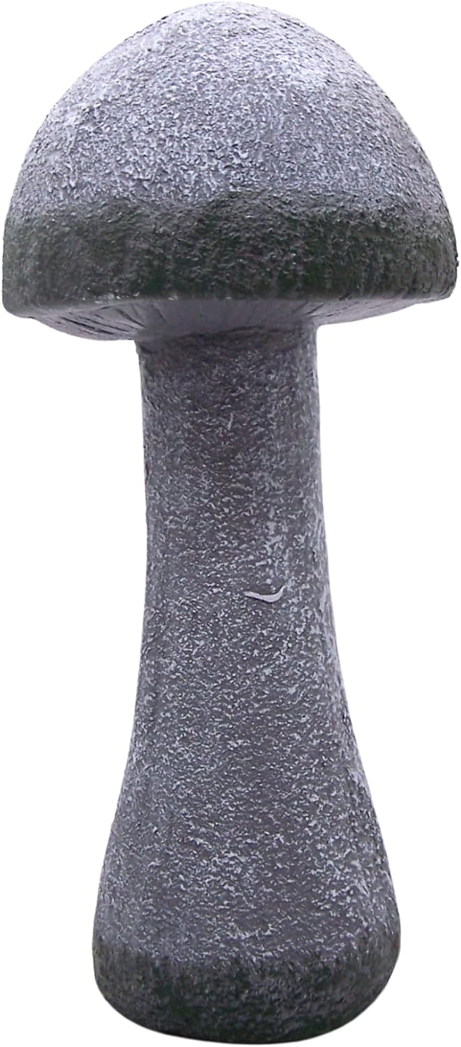 71LhgqnlsyL._AC_SL1500_.jpg Wowser Gray Mushroom Statues, Set of 3 Assorted Sizes, Freestanding Garden Decor, Unique Outdoor Decoration - Image 3