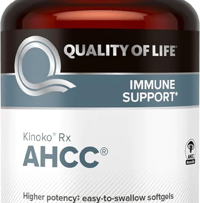 Premium AHCC Immune Support Supplement - Most Bioavaliable AHCC - Natural Mushroom Extract - Quality of Life AHCC Kinoko Rx