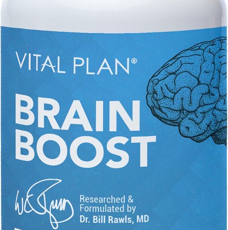 Brain Boost Supplement by Dr. Bill Rawls – Brain Boosting Capsules w/Lion’s Mane, Cat’s Claw, Bacopa, Sensoril Ashwagandha & Ginkgo Biloba