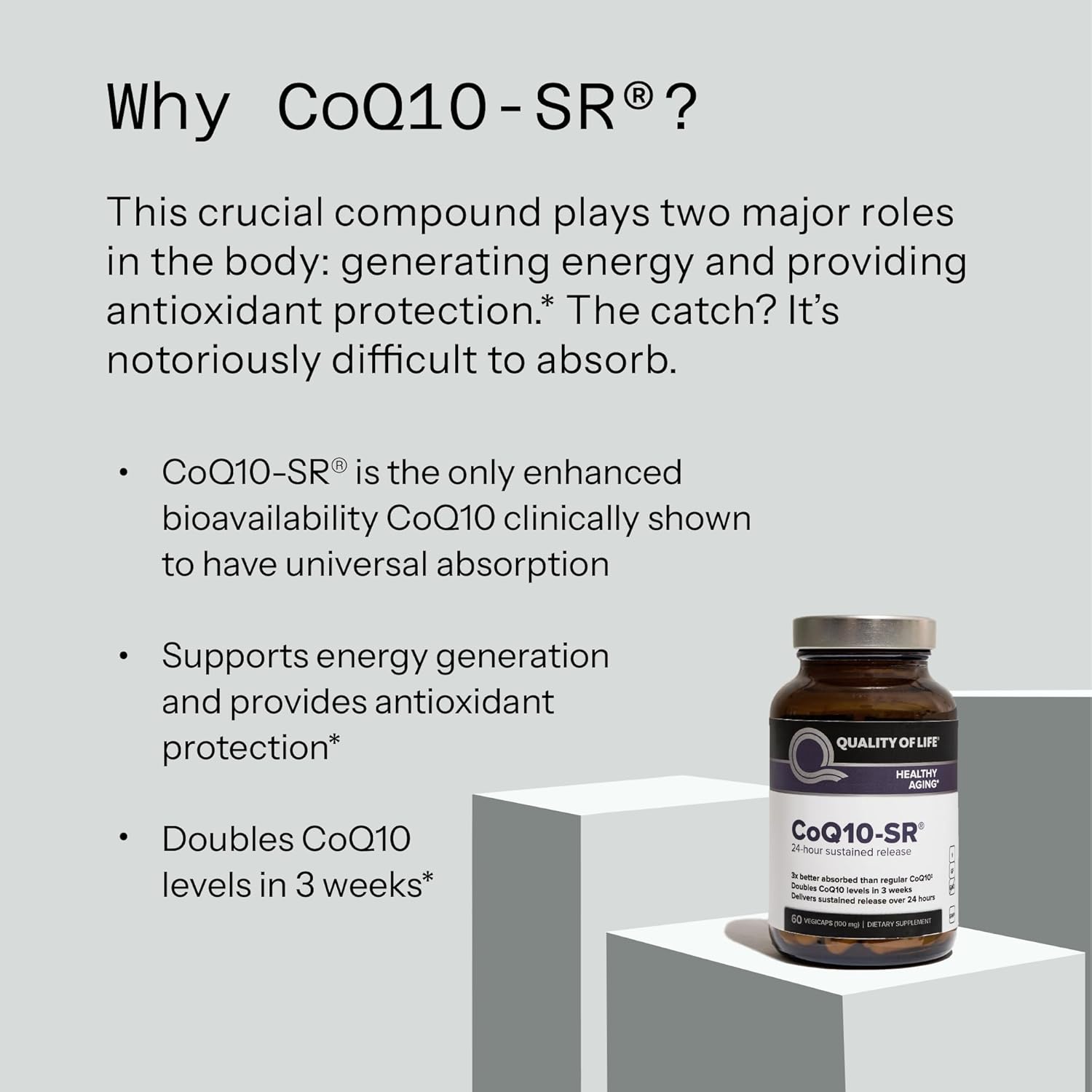 71XewCRdXyL._AC_SL1500_.jpg Quality of Life - Immune Support Healthy Aging Bundle - AHCC Kinoko Platinum Mushroom Extract and CoQ-10 SR Sustained Release Formula - Image 5