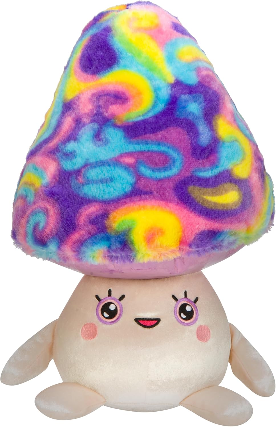 71ZLlaiCkbL._AC_SL1500_.jpg Living on the Veg Squishmallows RBLV00021 14-inch Plush-Maisey The Purples Swirl Mushroom Collectible Stuffed Toy from The Makers of