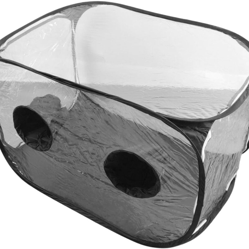 Mushroom Grow Tent, Mushroom Grow Box PVC Material Foldable Zipper Design, Still Air Box for Cultivating Various Types of Mushrooms Including Button Mushrooms