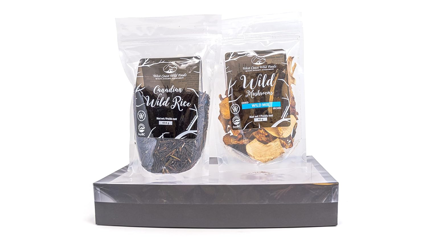 71eX3ifiFL._SL1500_.jpg West Coast Wild Foods | Wild Mushroom Soup Kit | Canadian Wild Rice 16oz - Mushroom Mix 1.4oz | Recipe Included - Image 2