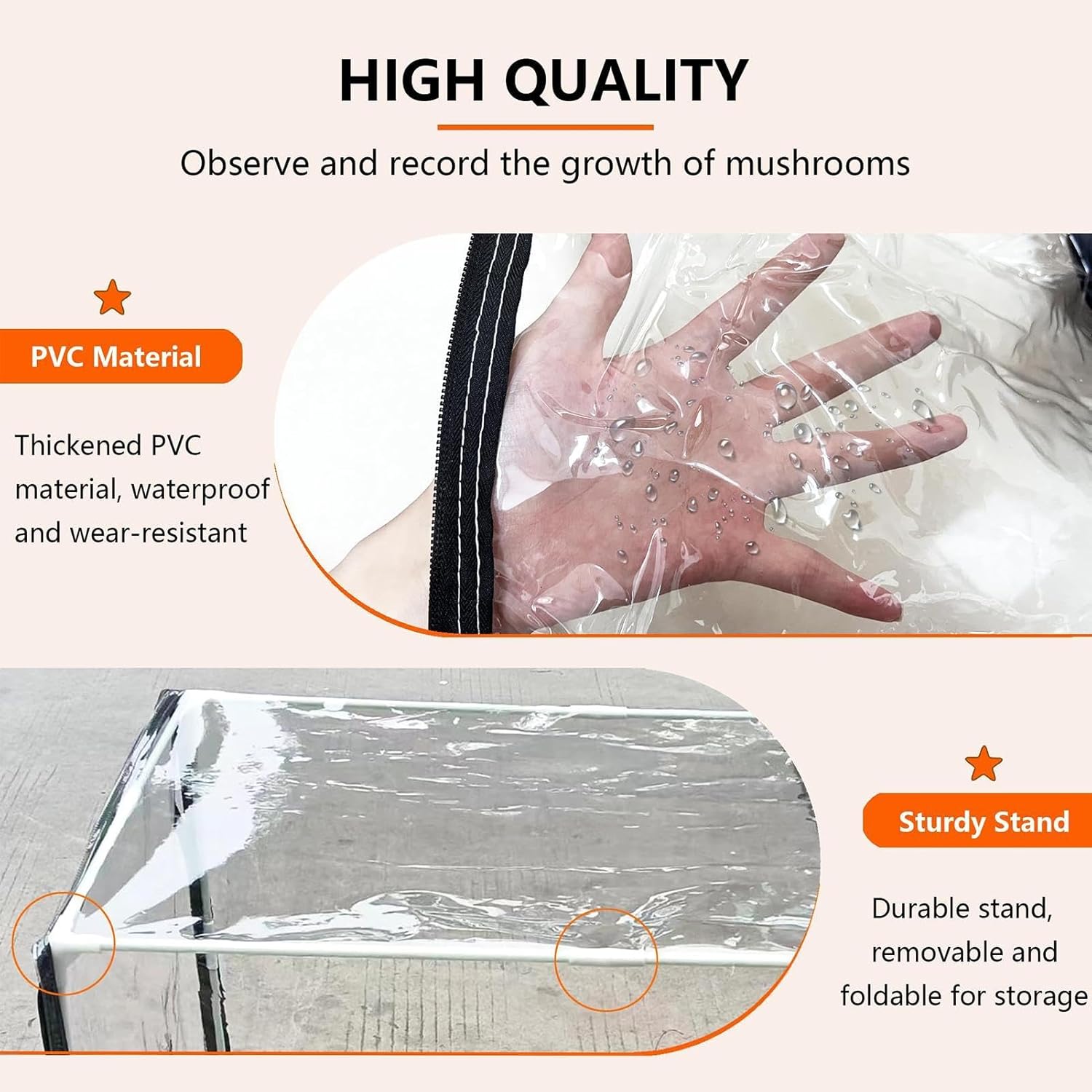 71gh9pYCk2L._AC_SL1500_.jpg Mushroom Fruiting Chamber - Portable Mushroom Grow Box - Mycology Still Air Box - Fume Hood - Monotube Kit Mushroom Planting BagTent - High-Visibility Mushroom Grow Bags for Home Scientists - Image 7