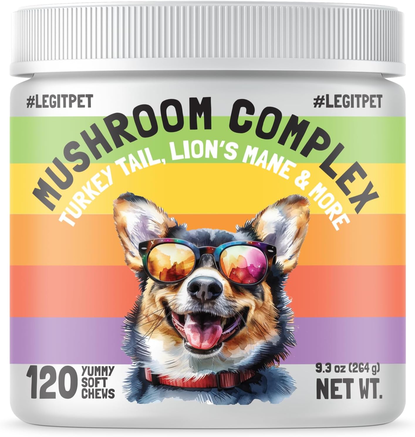 71hrbUQRDtL._AC_SL1500_.jpg Wild Alaskan Salmon Oil for Dogs & Cats 32 oz and Mushroom Complex Treats for Dogs with Reishi Shiitake and Turkey Tail Mushrooms for Cognition and Immune Boosting Supports 120 Chews - Image 6