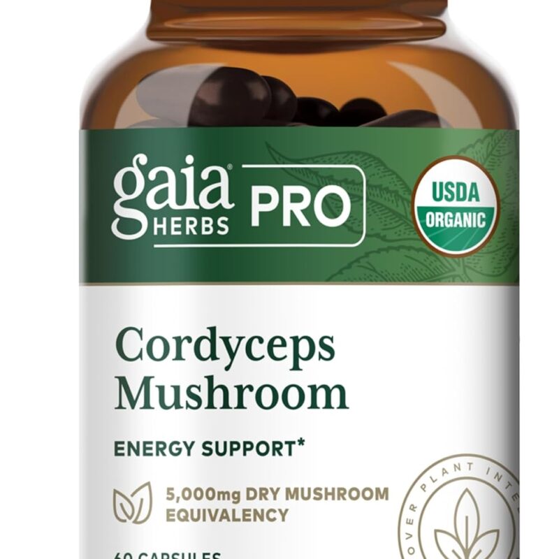 Gaia Herbs Pro Cordyceps Mushroom - 60 Caps