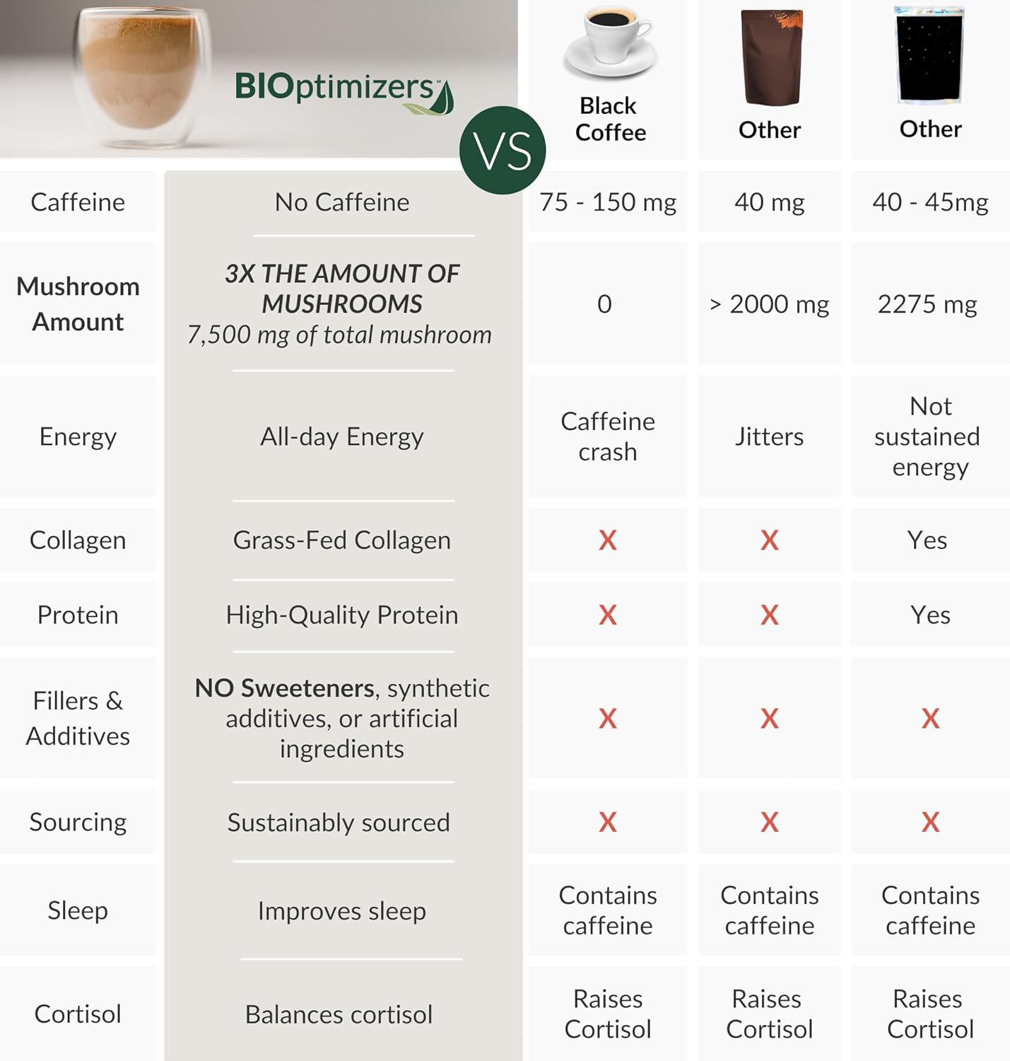 71tJAKuHkKL._AC_SL1500_.jpg BiOptimizers Mushroom Coffee Alternative – Chai Drink – Lion’s Mane, Chaga, Reishi + Collagen Peptides for Focus, Energy & Gut Health – Adaptogenic Mushrooms & MCT Powder – 30 Servings - Image 4