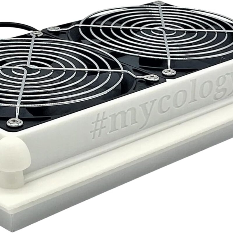 Mushroom Clean Air Box DIY Portable Laminar Flow Hood Mycology Fume Hood Propagation Station Monotub - White