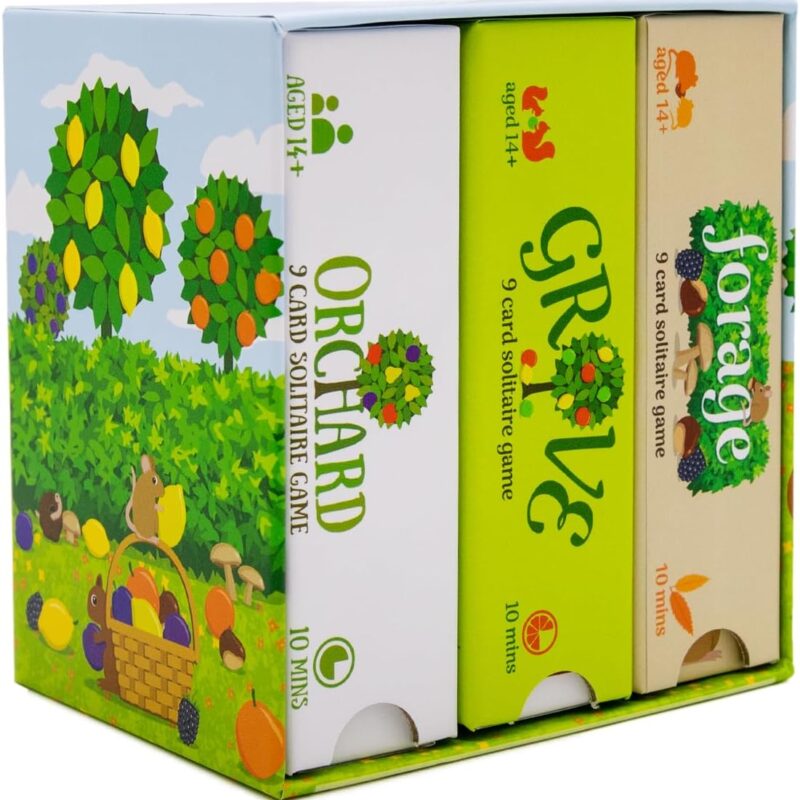 The Harvesting Trilogy - Orchard, Grove, Forage (The Full Set of Award Winning 9 Card Solitaire harvesting Games)(14+)