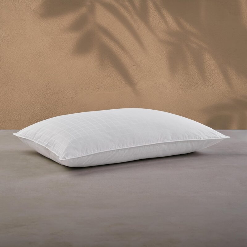 Sobel Westex Sobella Queen Size Bed Pillow | Side Sleeper Pillow for Adults | 300TC, 100% Cotton Case | Soft, Machine Washable Hotel Quality Pillow for Sleeping | 20 X 30